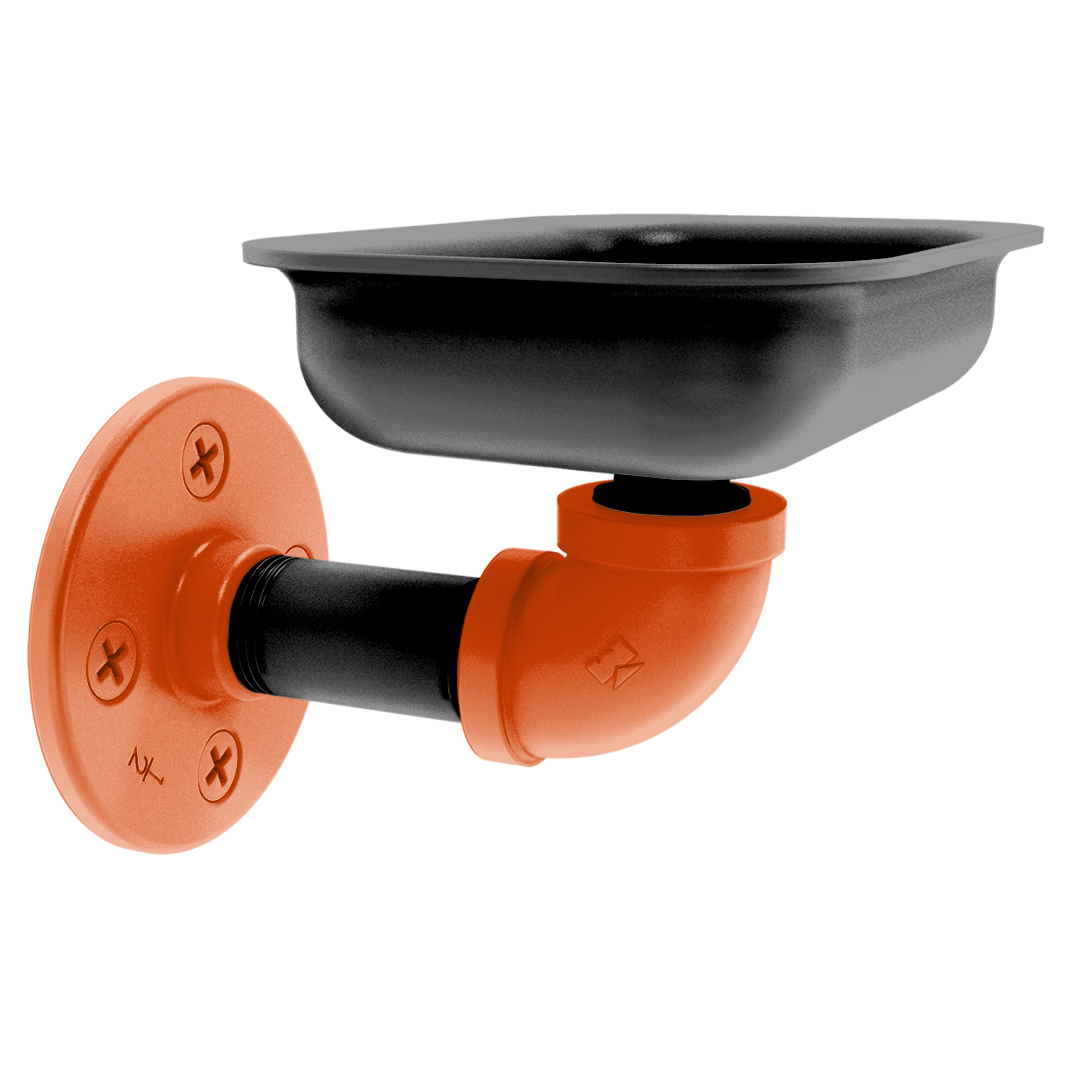 Collegiate Collection Wall Mounted Soap Dish Corvallis Orange and Black Edition