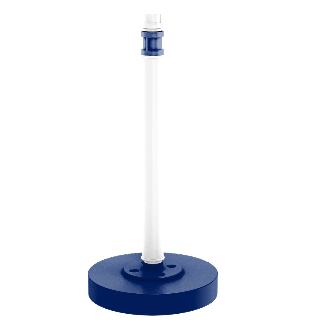 Collegiate Collection Countertop Paper Towel Stand Durham Blue and White Edition