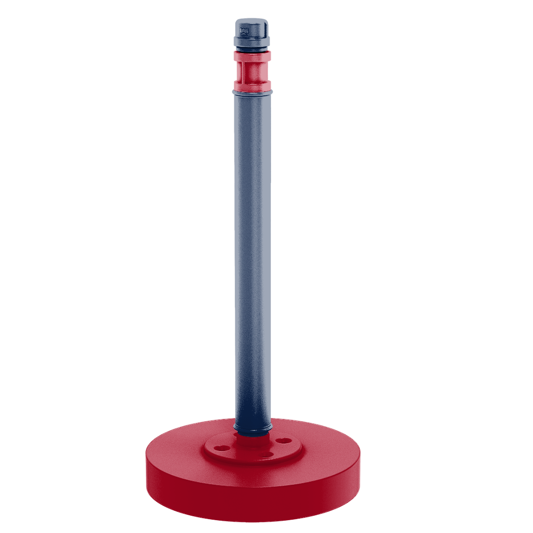 Collegiate Collection Countertop Paper Towel Stand Tucson Red and Blue Edition