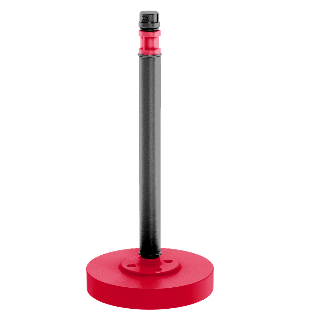 Collegiate Collection Countertop Paper Towel Stand Cincy Red and Black Edition