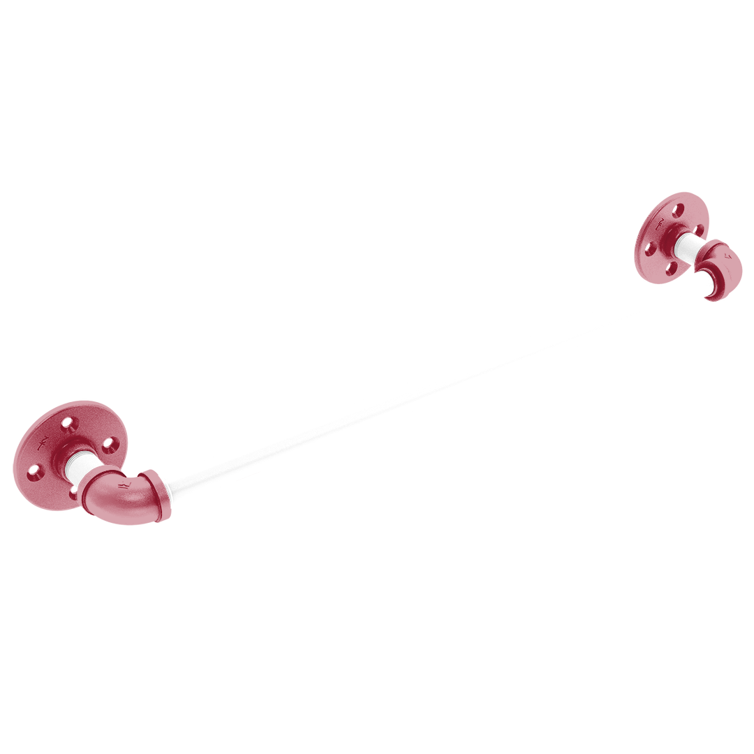 Collegiate Collection Towel Bar Tidewater Red and White Edition