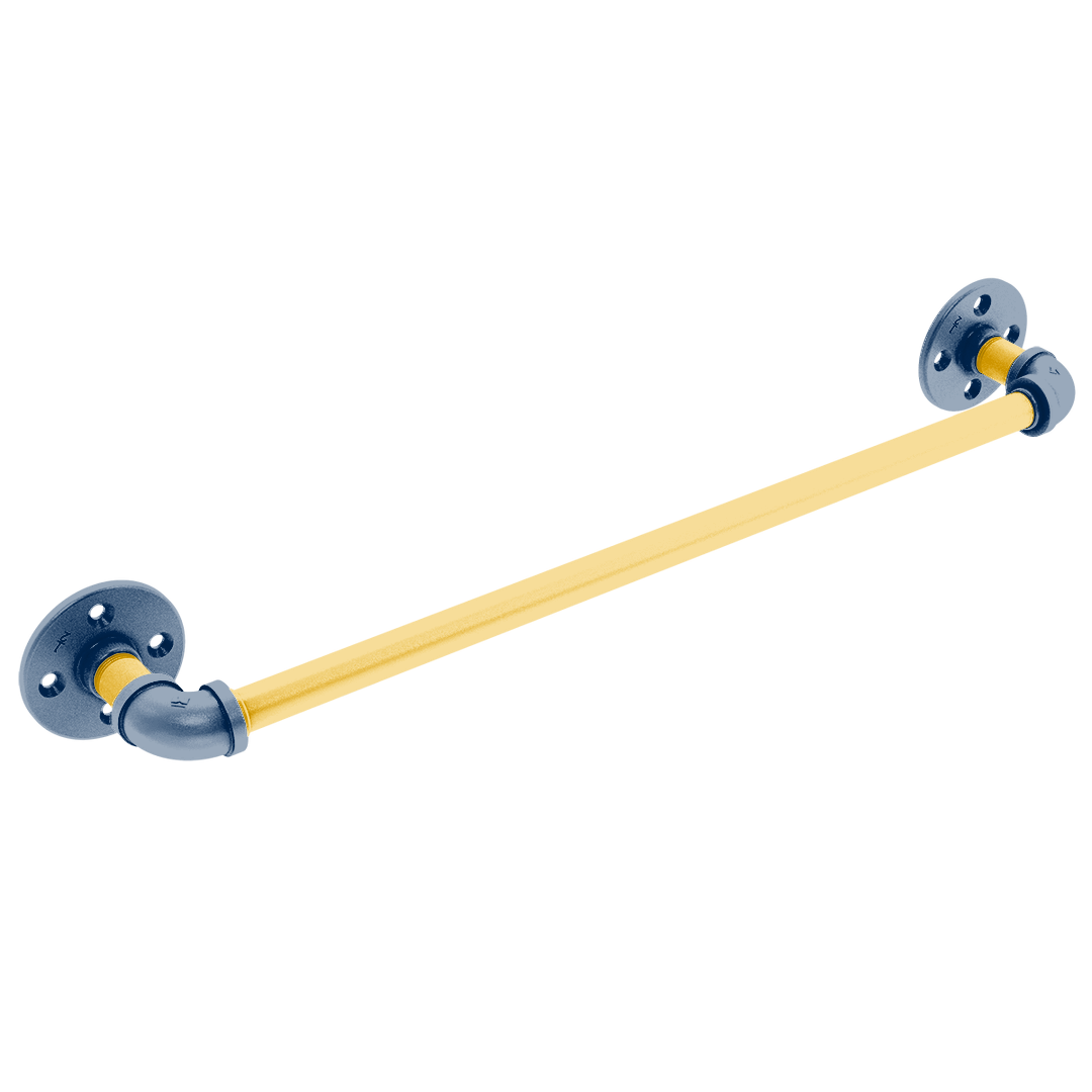 Collegiate Collection Towel Bar Mountaineer State Blue and Gold Edition