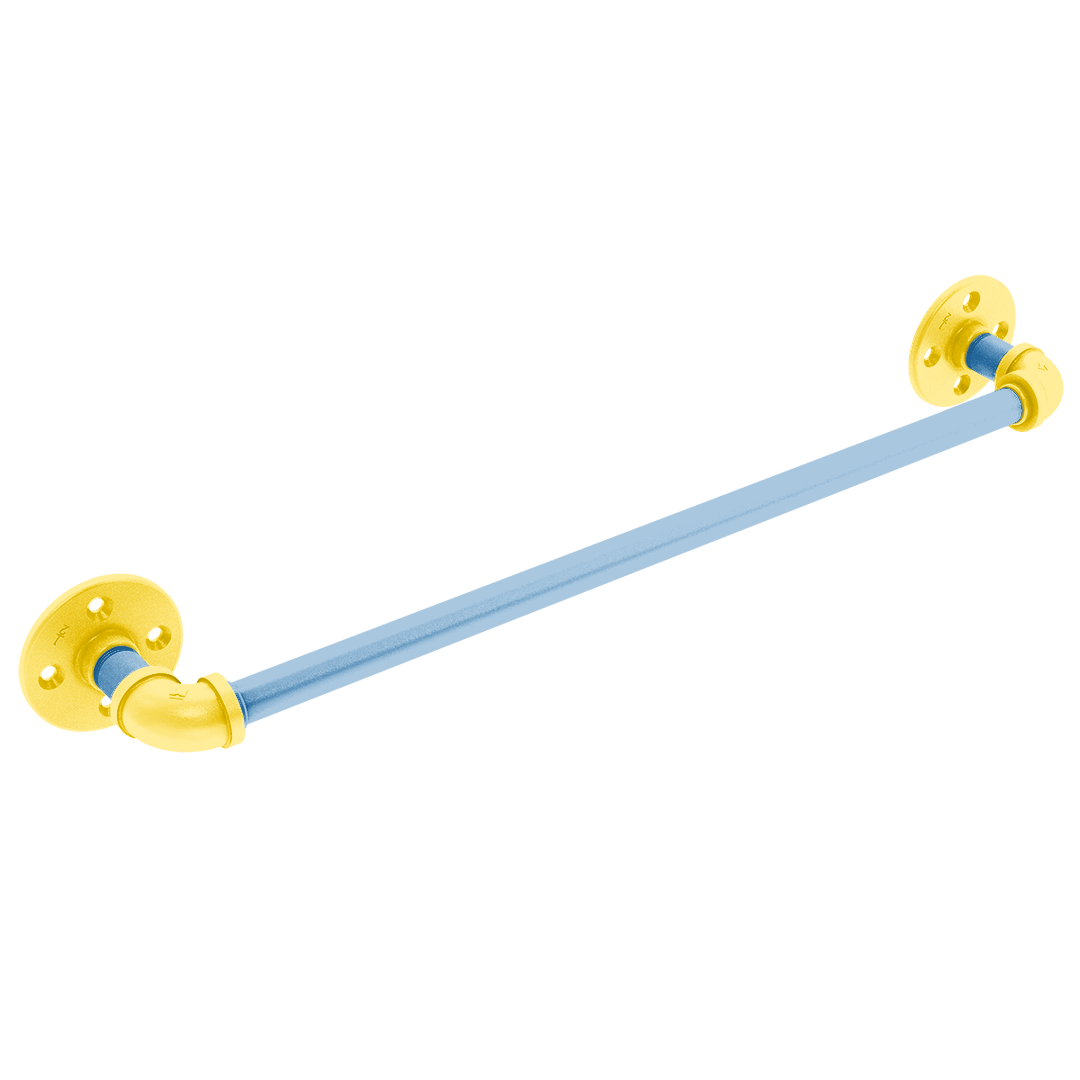 Collegiate Collection Towel Bar Westwood Blue and Gold Edition