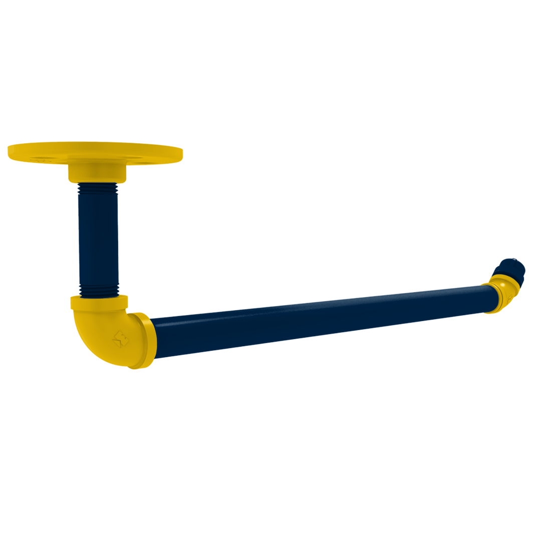 Collegiate Collection Under Cabinet Paper Towel Holder Great Lakes Maize and Blue Edition