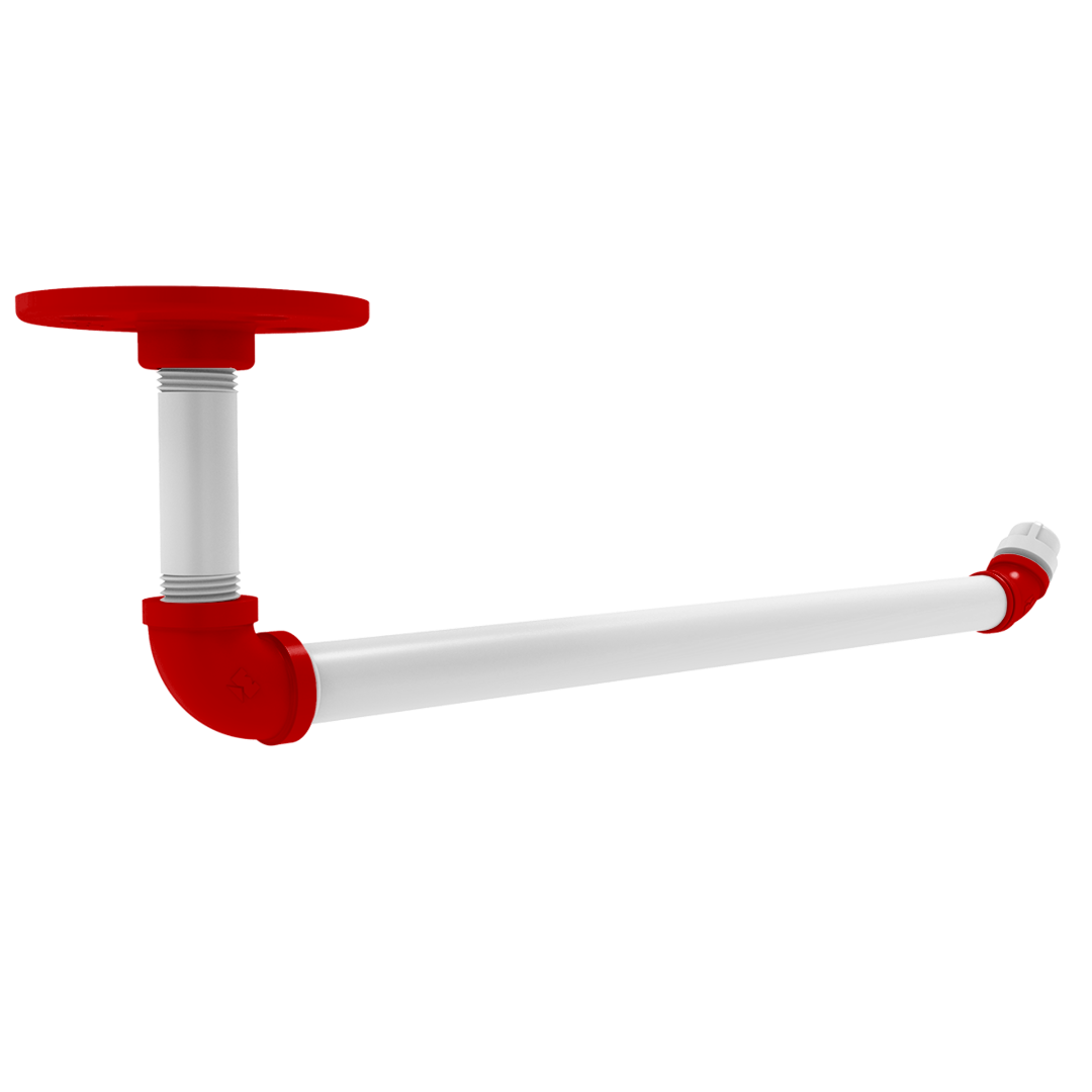 Collegiate Collection Under Cabinet Paper Towel Holder Cornhusker Red and White Edition