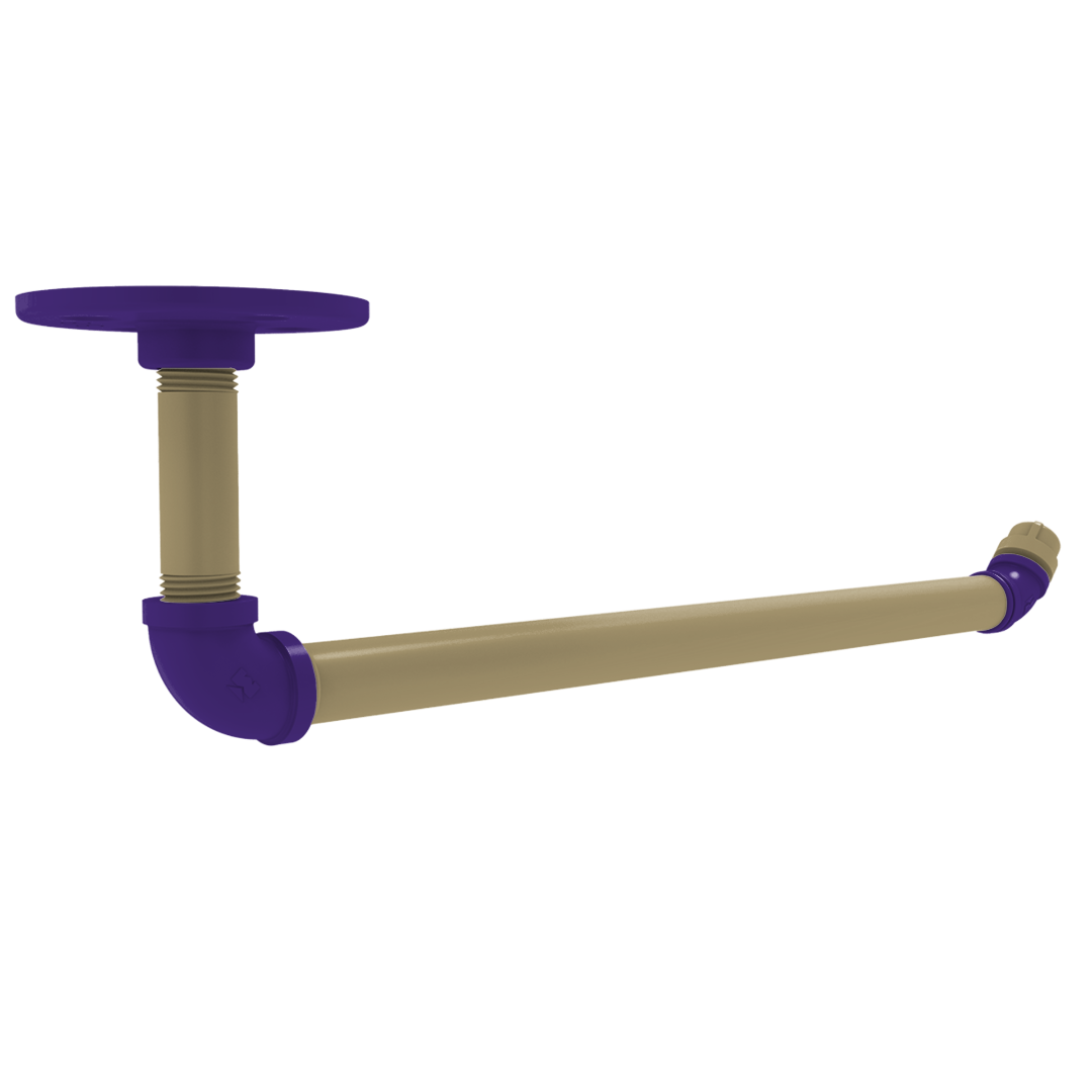 Collegiate Collection Under Cabinet Paper Towel Holder Seattle Purple and Gold Edition