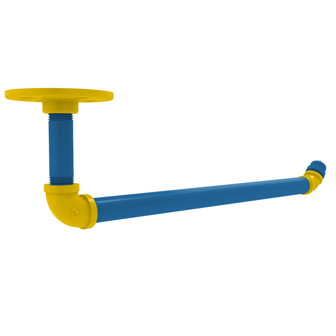 Collegiate Collection Under Cabinet Paper Towel Holder Westwood Blue and Gold Edition