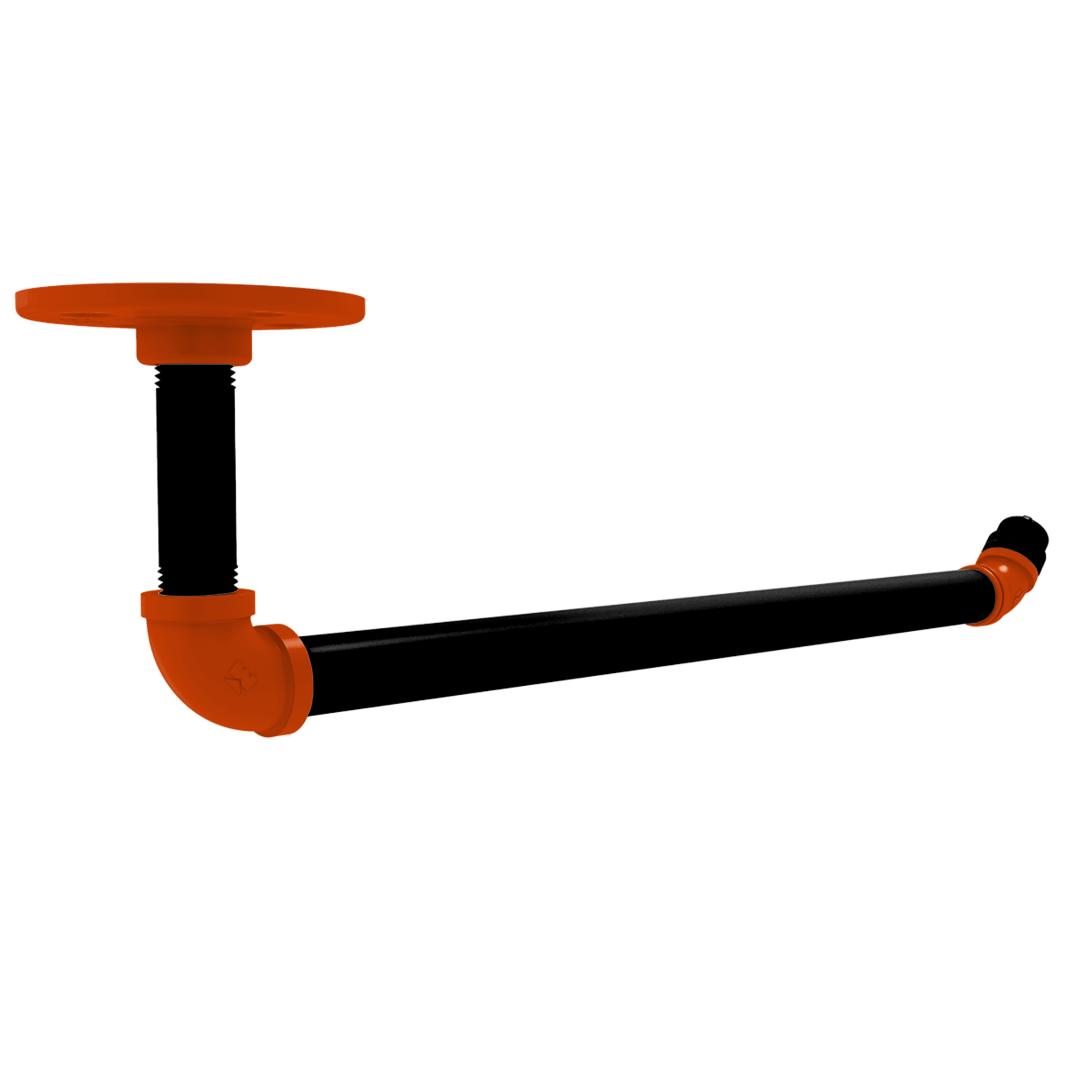 Collegiate Collection Under Cabinet Paper Towel Holder Corvallis Orange and Black Edition