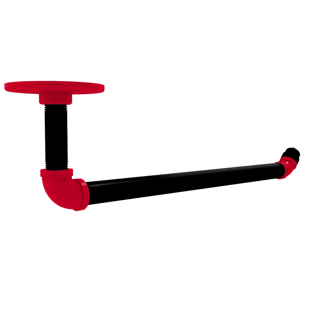 Collegiate Collection Under Cabinet Paper Towel Holder Cincy Red and Black Edition