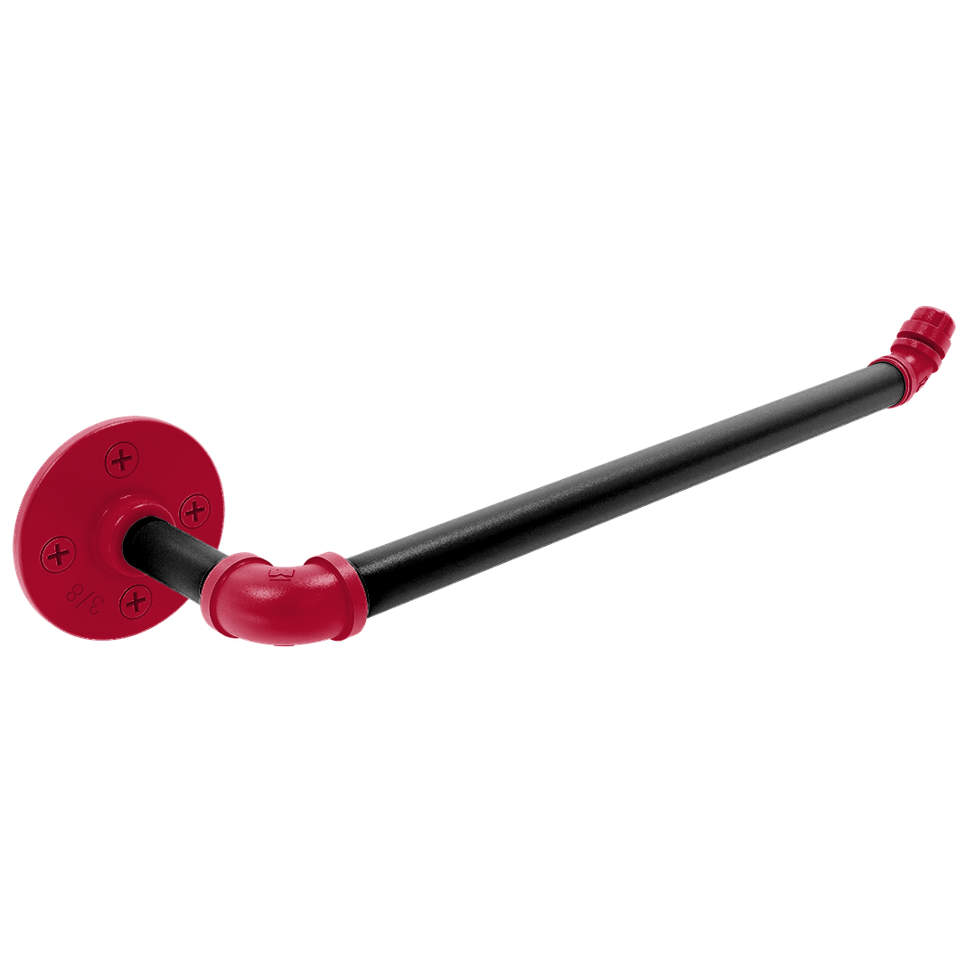 Collegiate Collection Wall Mounted Paper Towel Holder Athens Red and Black Edition