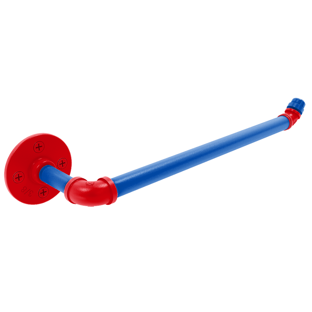 Collegiate Collection Wall Mounted Paper Towel Holder Lawrence Blue and Crimson Edition