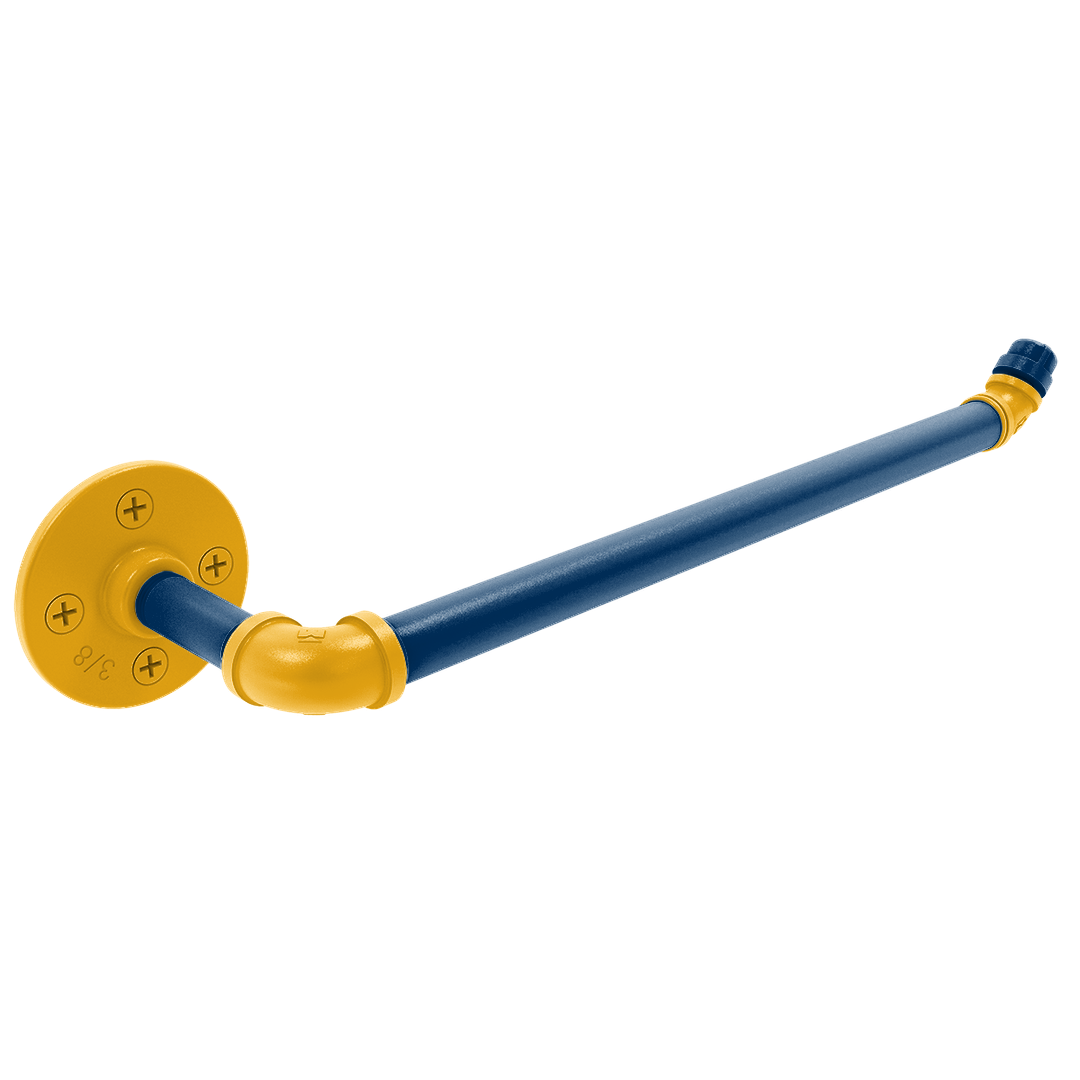 Collegiate Collection Wall Mounted Paper Towel Holder Bay Area Blue and Gold Edition