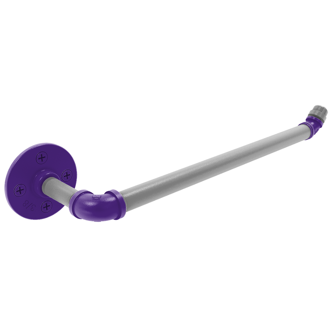 Collegiate Collection Wall Mounted Paper Towel Holder Flint Hills Purple and Silver Edition