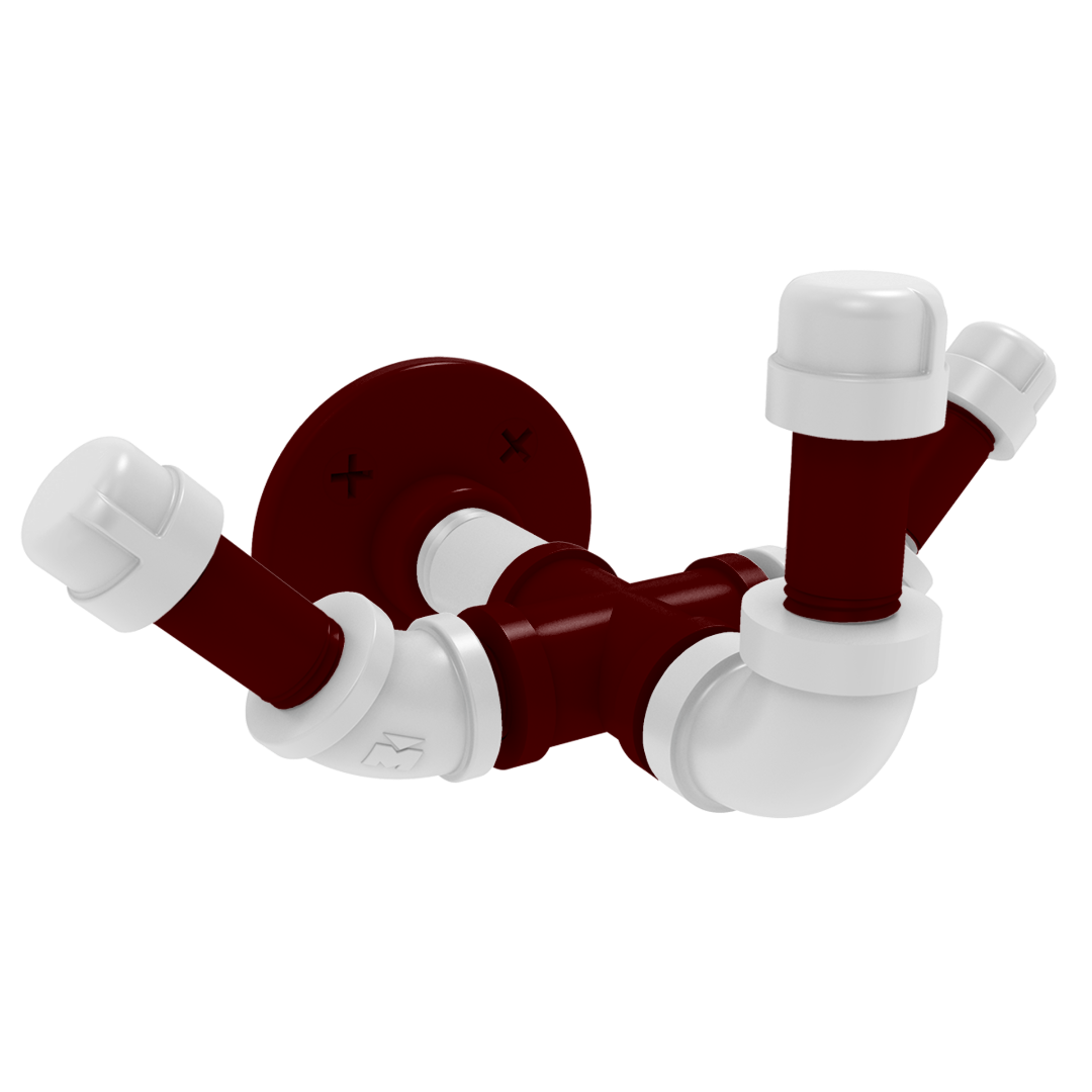 Collegiate Collection Triple Hook College Station Maroon and White Edition