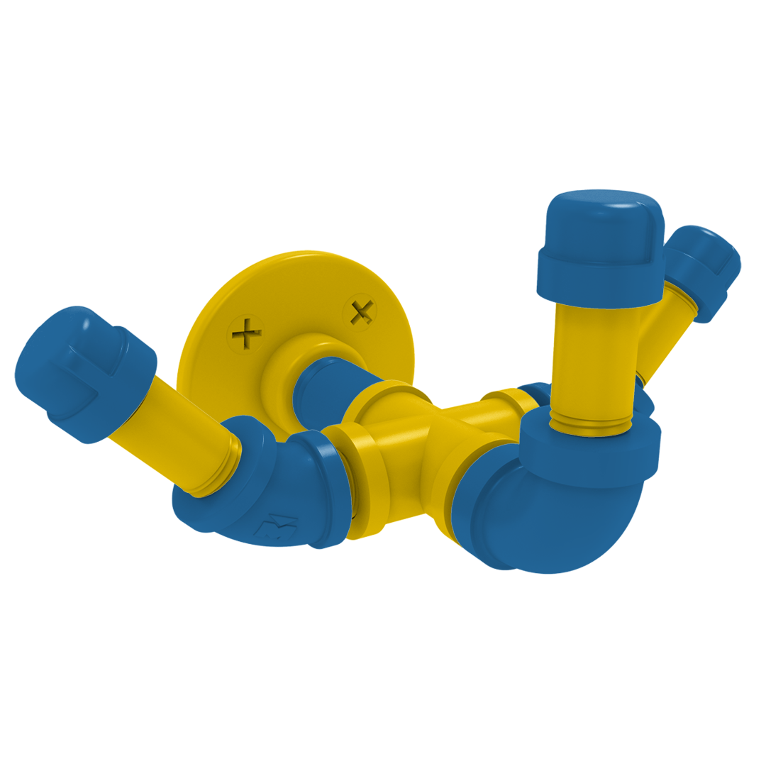 Collegiate Collection Triple Hook Westwood Blue and Gold Edition