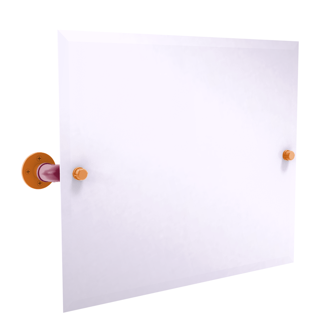 Collegiate Collection Landscape Rectangular Wall Mounted Tilt Mirror Blacksburg Game Day Edition