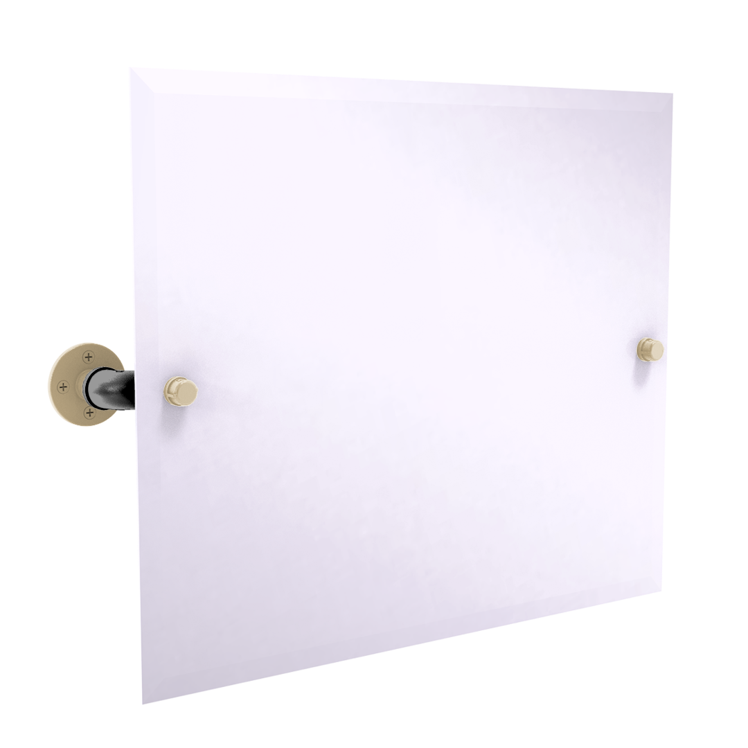 Collegiate Collection Landscape Rectangular Wall Mounted Tilt Mirror West Lafayette Black and Gold Edition