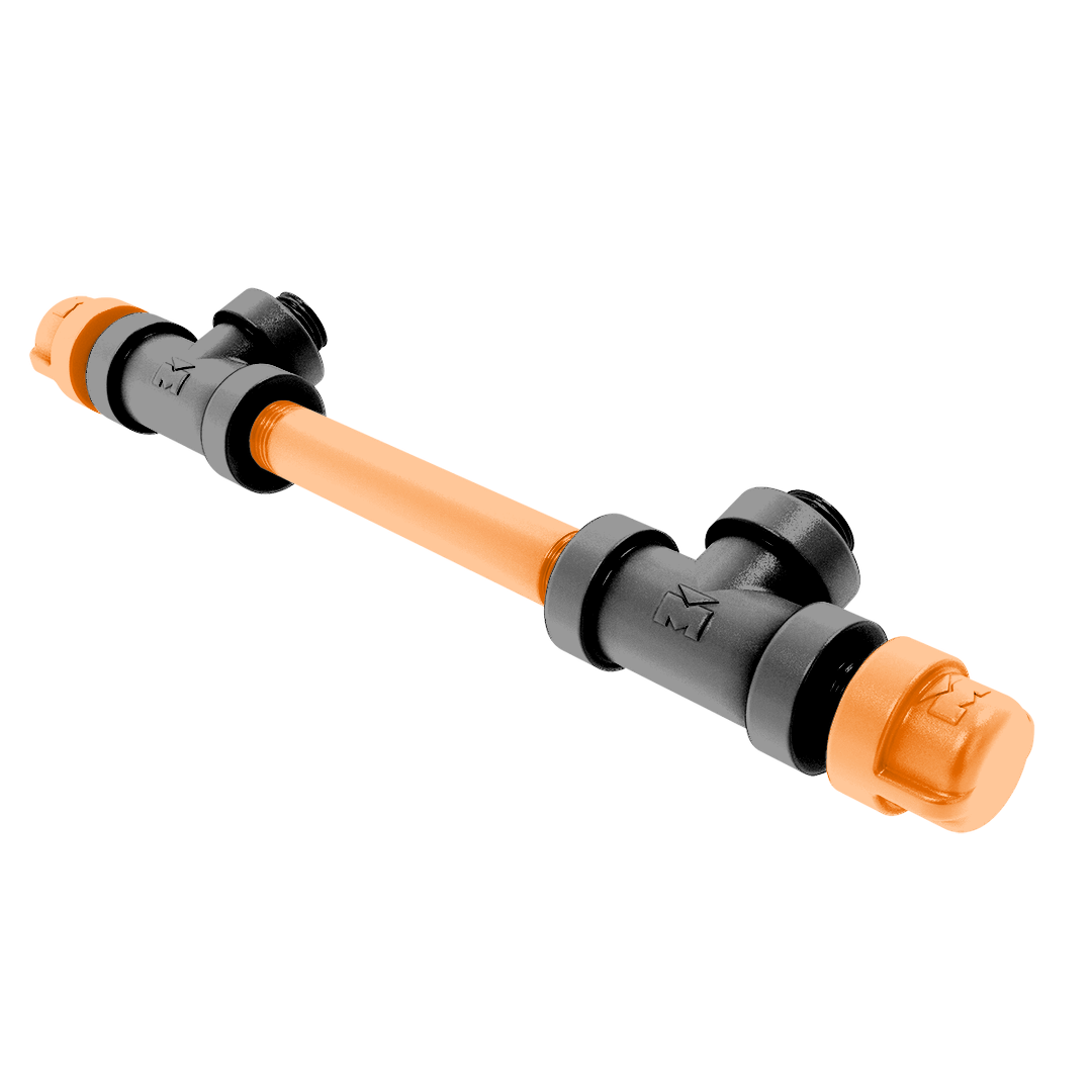 Collegiate Collection 7 Inch Overall Cabinet Pull Stillwater Orange and Black Edition