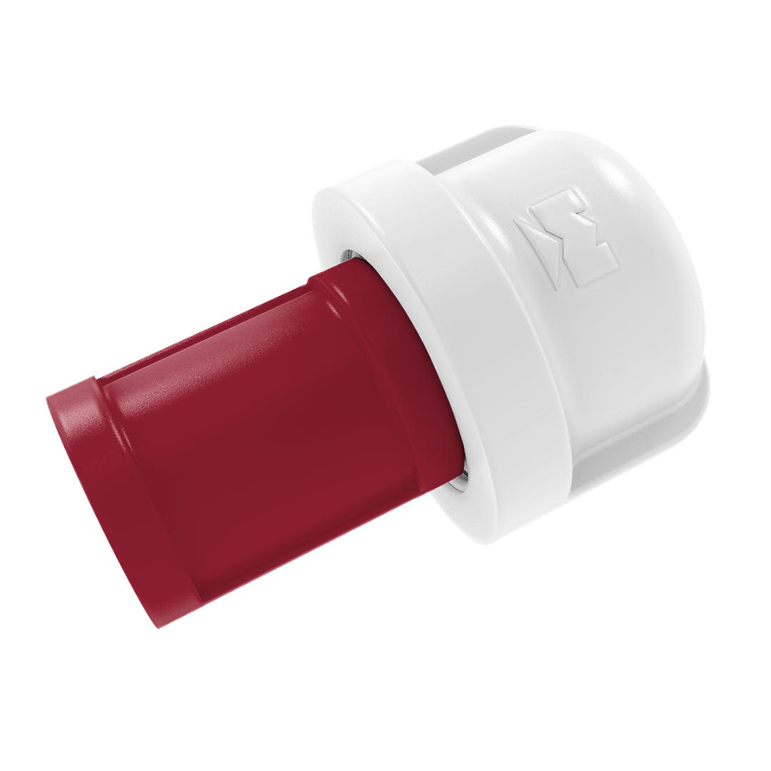 Collegiate Collection 1 Inch Cabinet Knob Fayetteville Red and White Edition