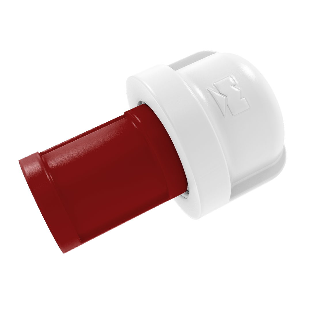 Collegiate Collection 1 Inch Cabinet Knob Silicon Valley Red and White Edition