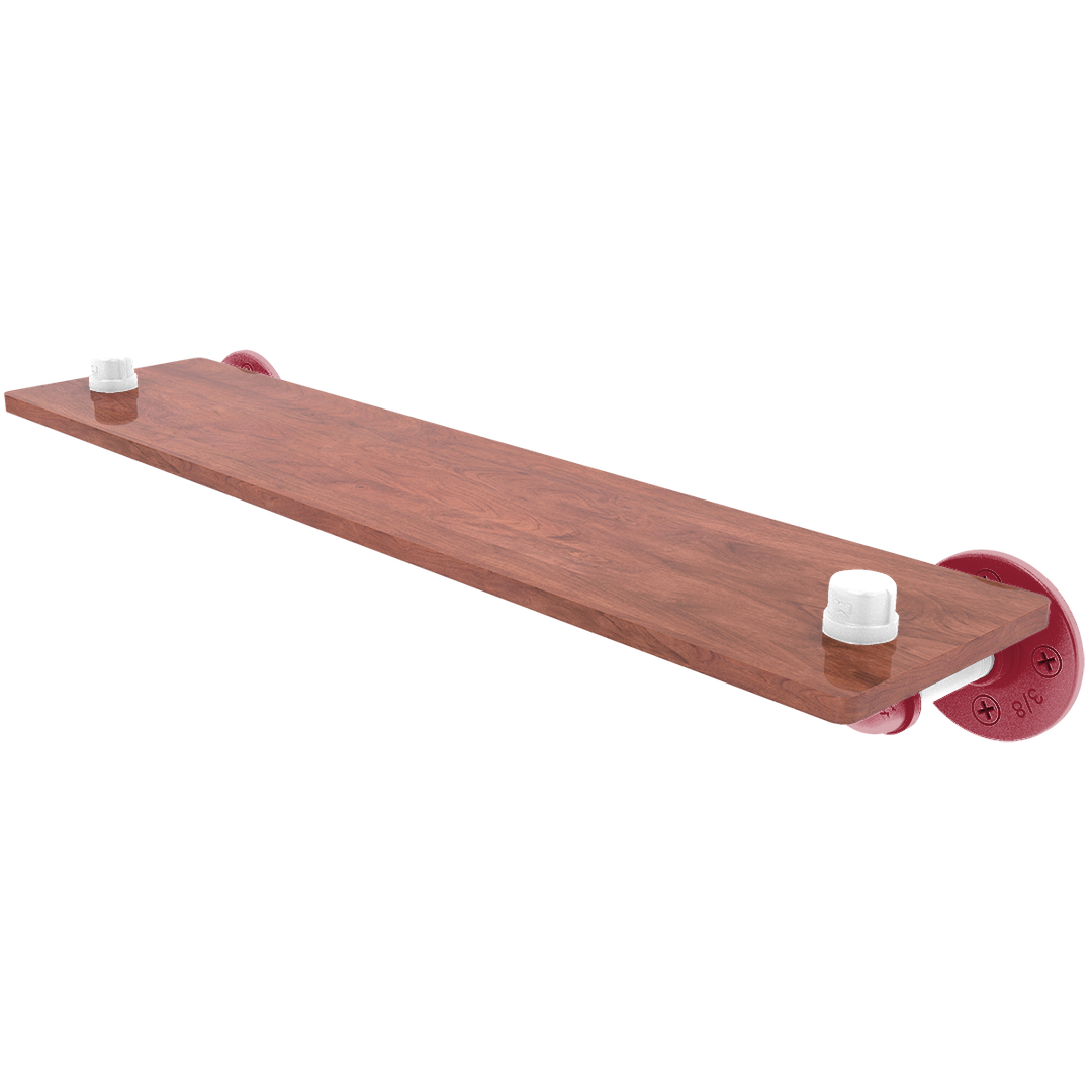 Collegiate Collection Wood Shelf Fayetteville Red and White Edition