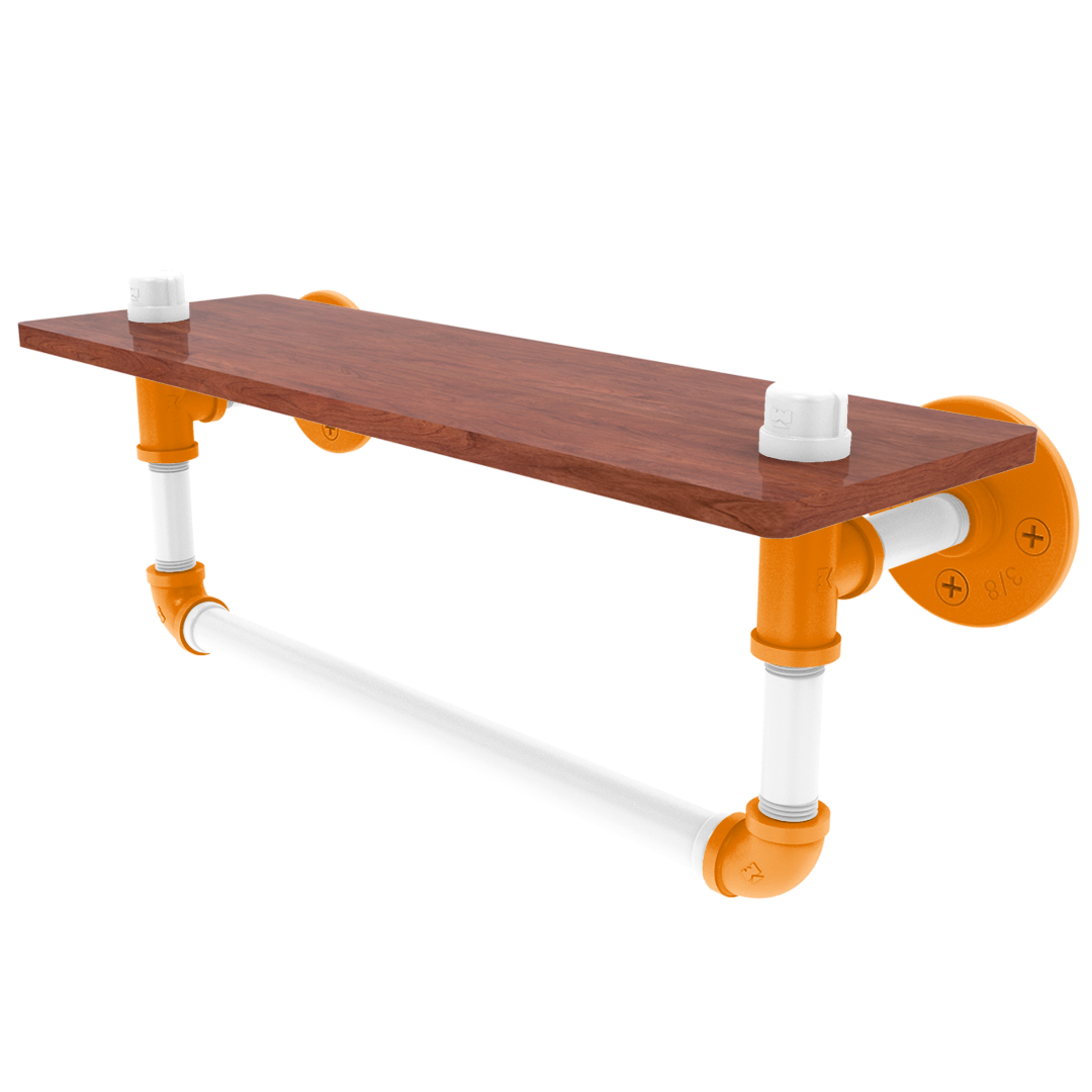 Collegiate Collection Wood Shelf with Towel Bar Knoxville Game Day Edition