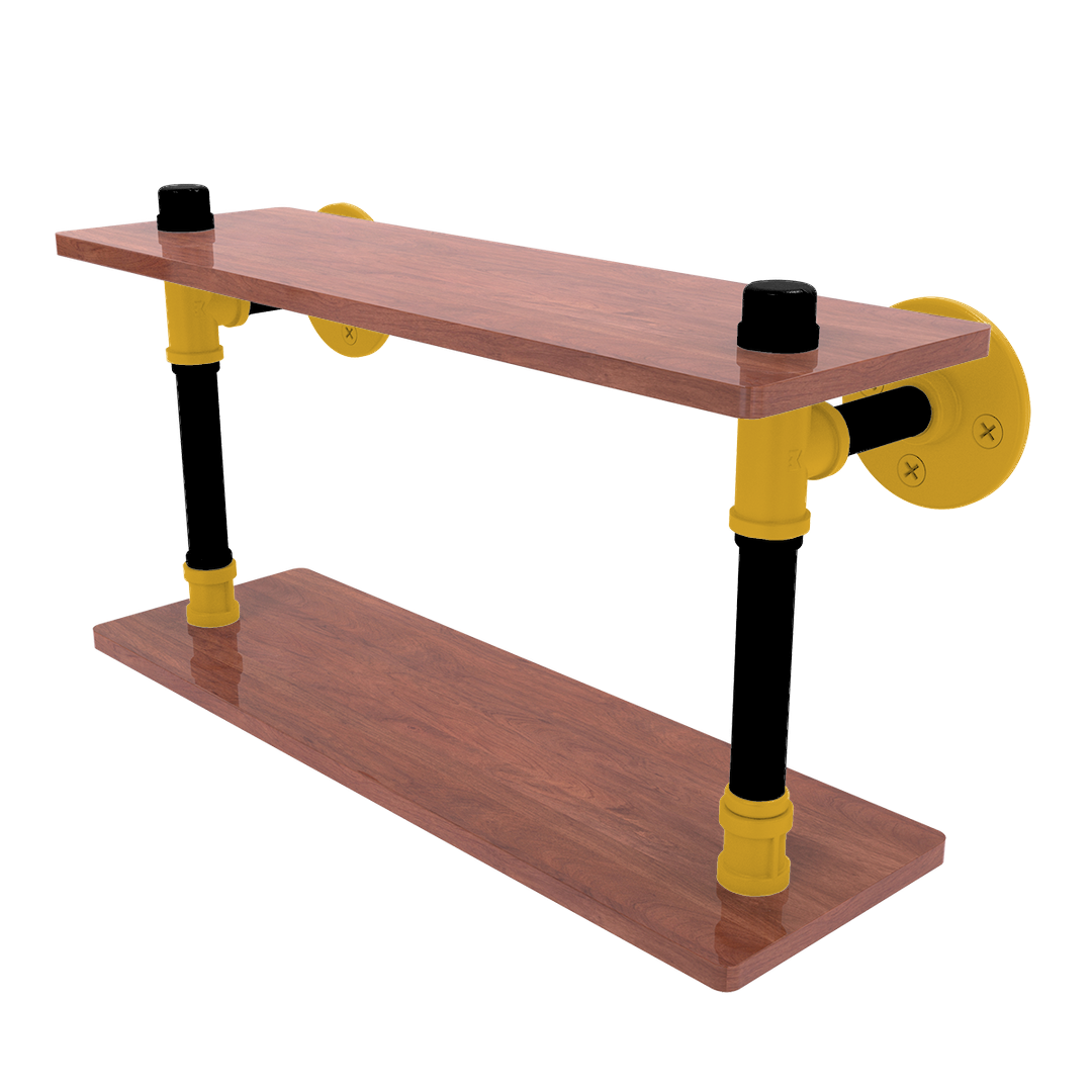 Collegiate Collection Wood Double Shelf Show-Me State Game Day Edition