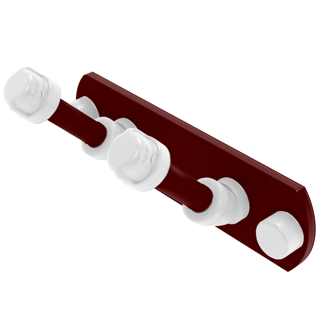 Collegiate Collection 2 Position Multi Hook College Station Maroon and White Edition