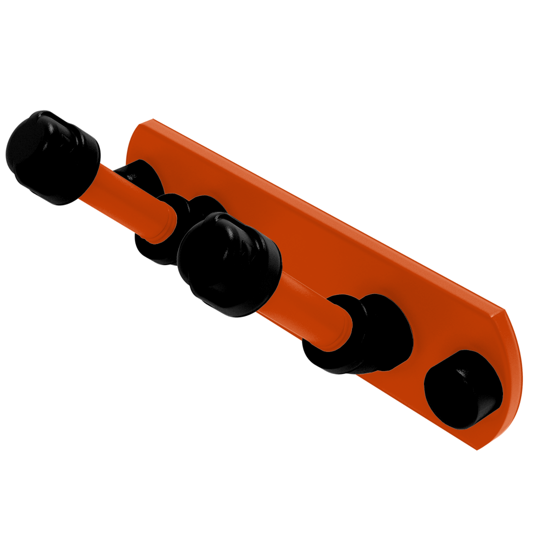Collegiate Collection 2 Position Multi Hook Corvallis Orange and Black Edition