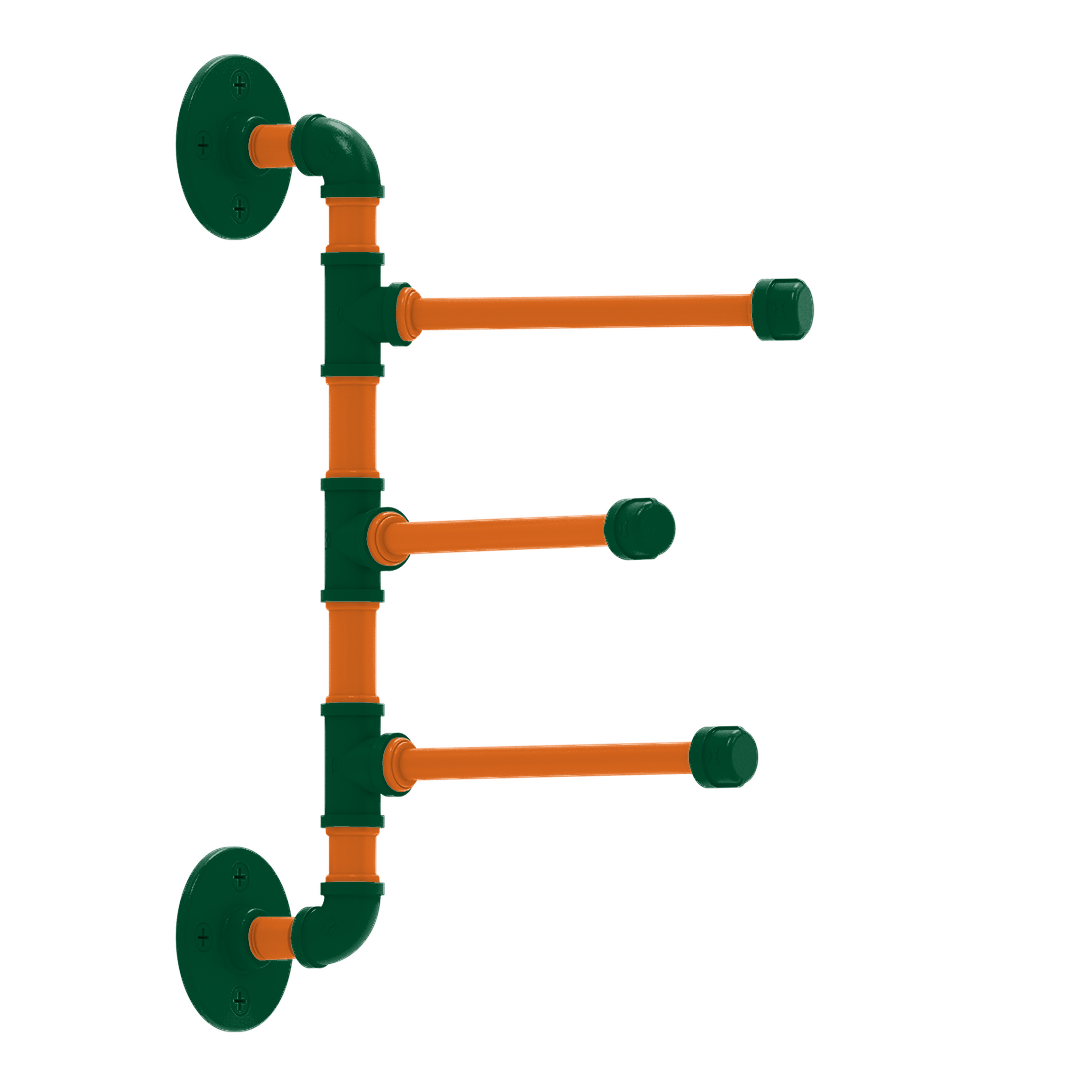 Collegiate Collection 3 Swing Arm Vertical Towel Bar South Beach Game Day Edition