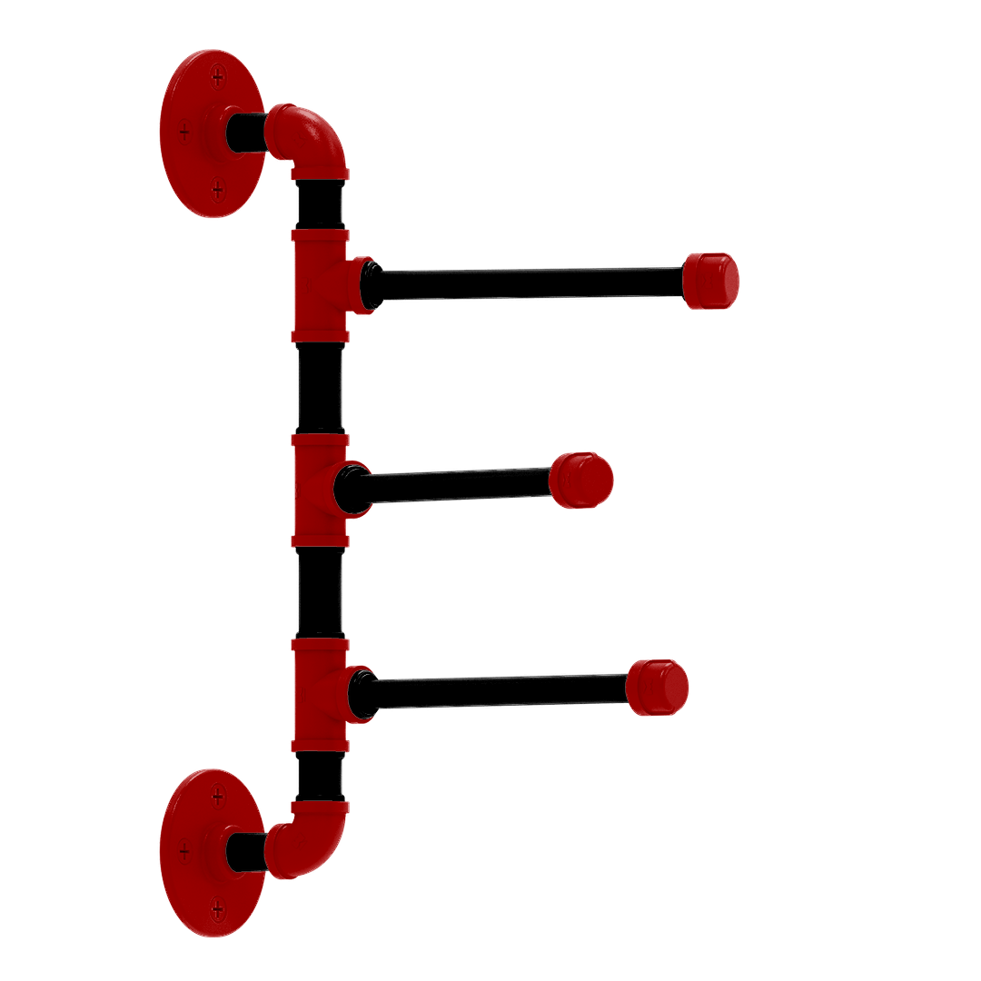 Collegiate Collection 3 Swing Arm Vertical Towel Bar Derby City Game Day Edition