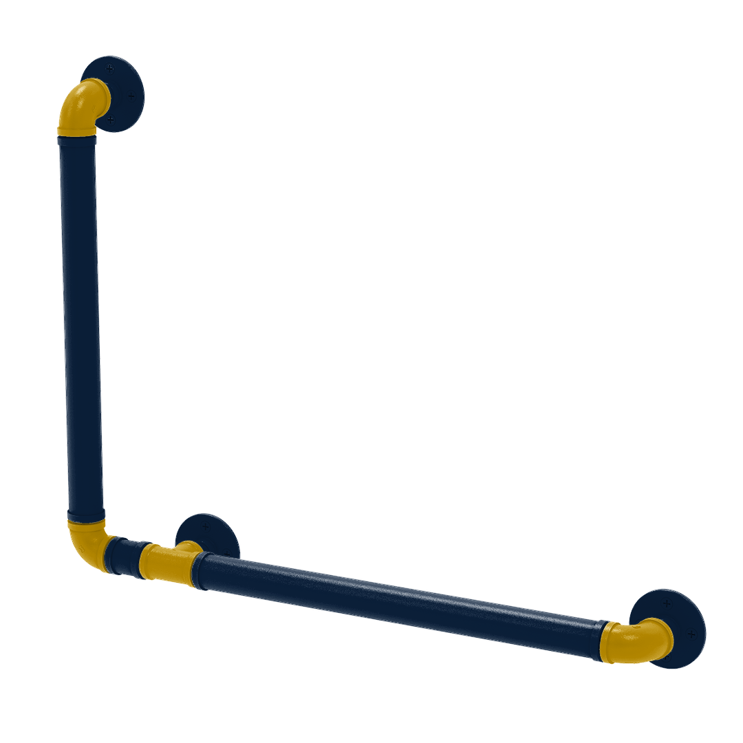 Collegiate Collection 90 Degree Grab Bar Left Hand South Bend Game Day Edition