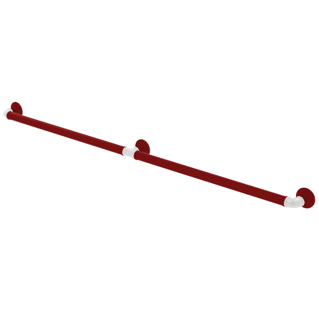 Collegiate Collection Extended 3 Post Grab Bar Silicon Valley Red and White Edition