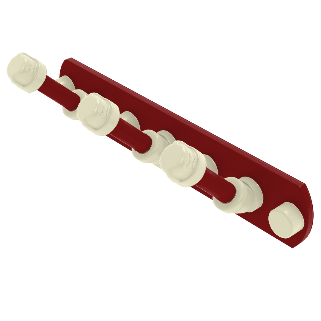 Collegiate Collection 3 Position Multi Hook Norman Crimson and Cream Edition