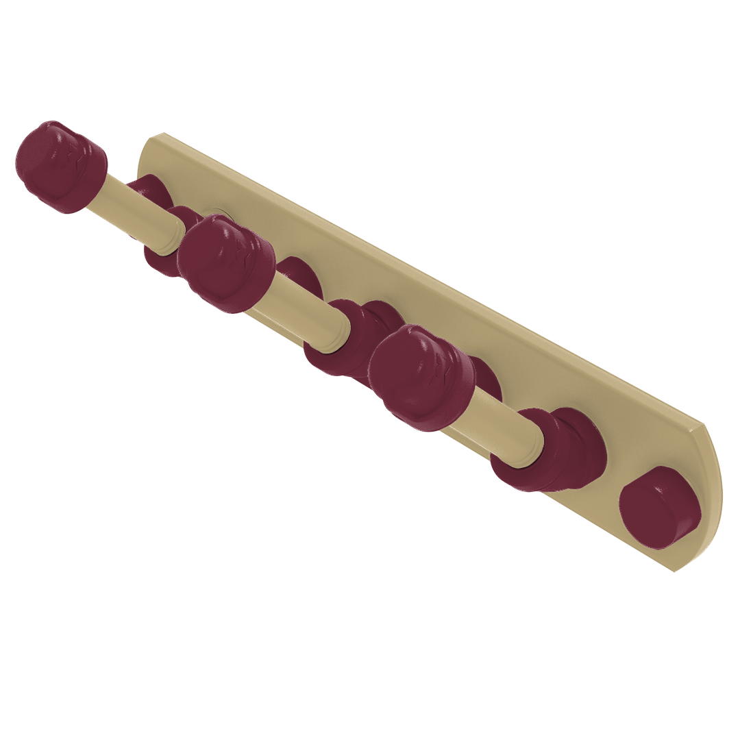 Collegiate Collection 3 Position Multi Hook Tallahassee Garnet and Gold Edition