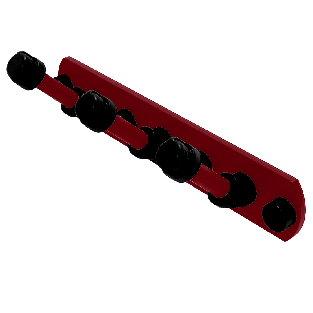 Collegiate Collection 3 Position Multi Hook Columbia Garnet and Black Edition