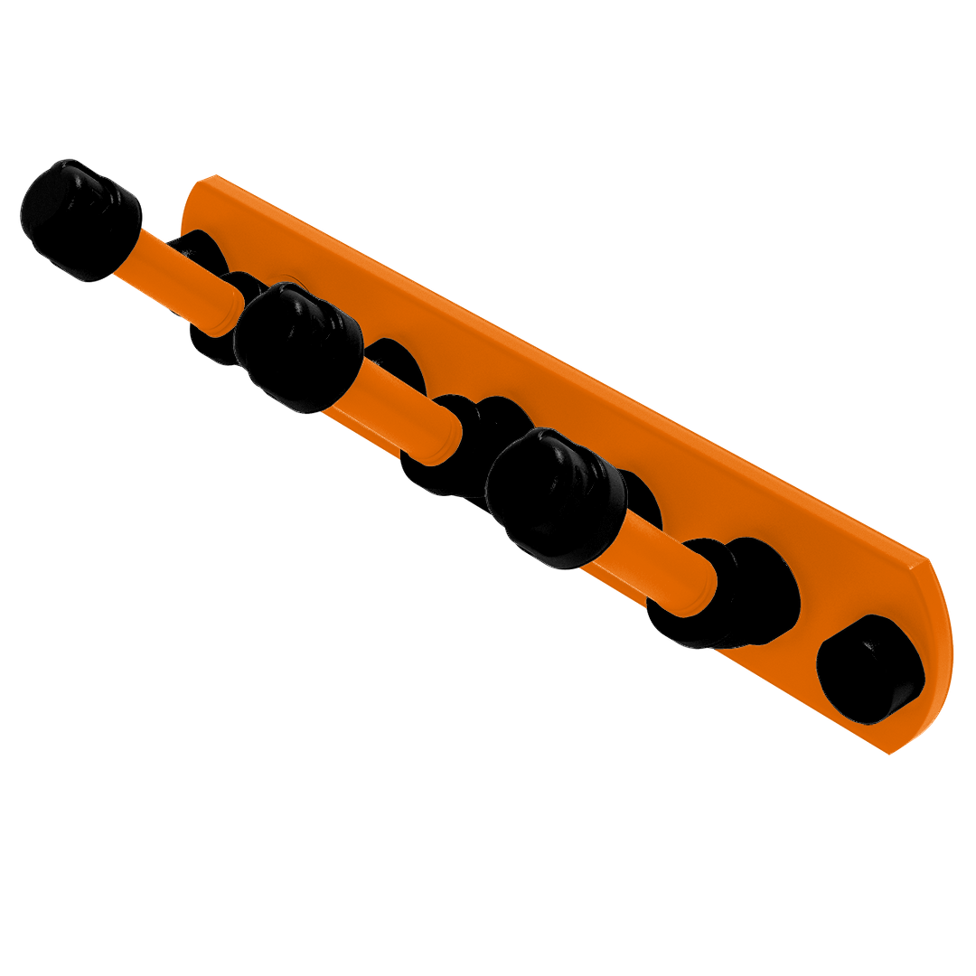 Collegiate Collection 3 Position Multi Hook Stillwater Orange and Black Edition