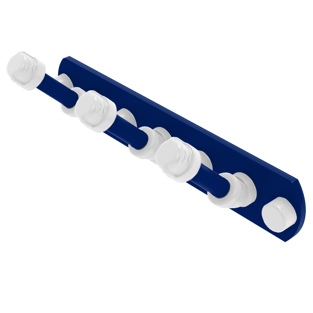 Collegiate Collection 3 Position Multi Hook Durham Blue and White Edition