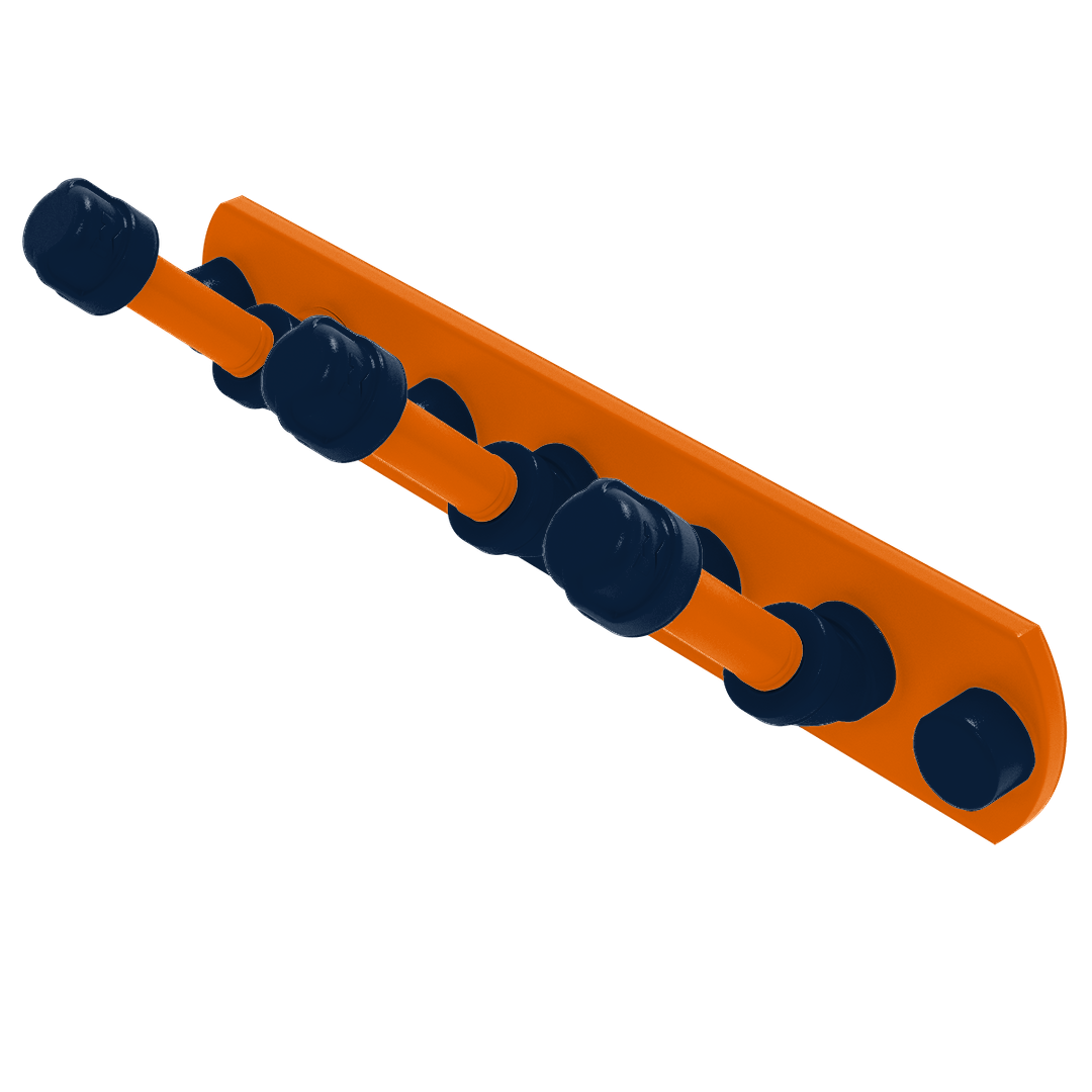 Collegiate Collection 3 Position Multi Hook Upstate New York Orange and Navy Edition