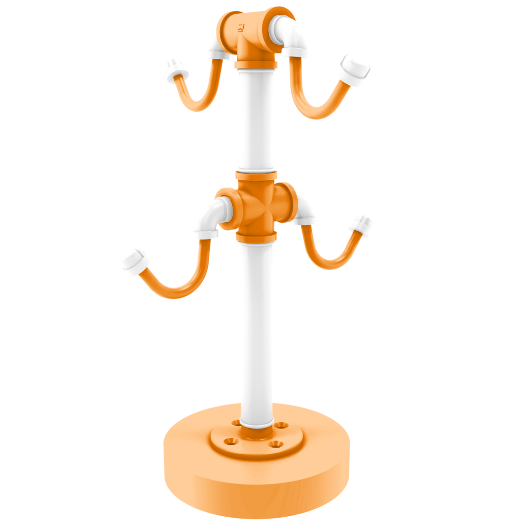 Collegiate Collection Countertop 4 Coffee Mug Holder Knoxville Game Day Edition