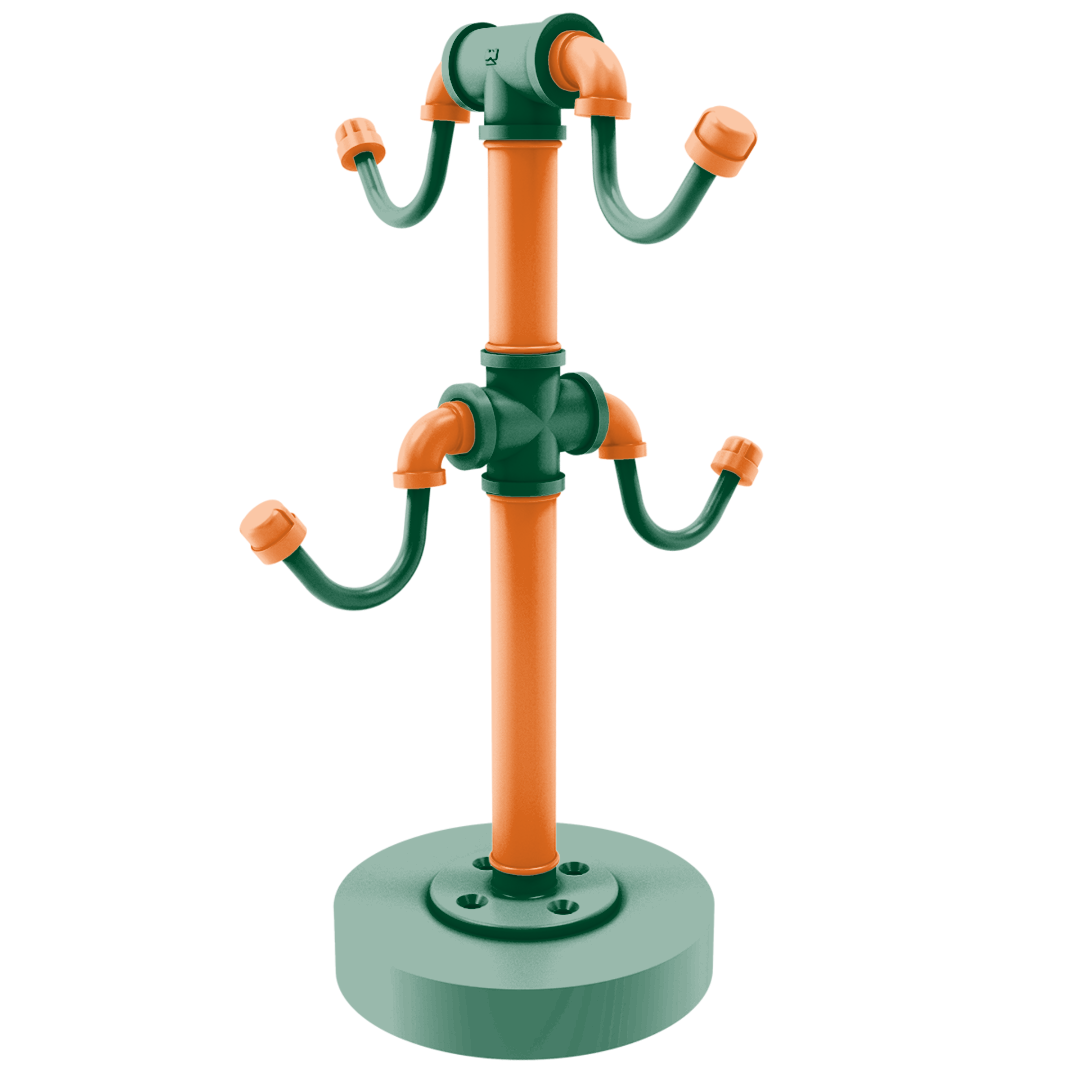 Collegiate Collection Countertop 4 Coffee Mug Holder South Beach Game Day Edition