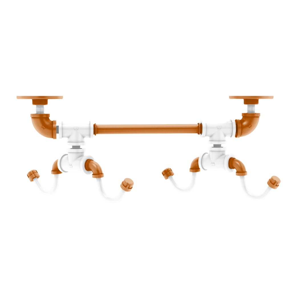 Collegiate Collection Under Cabinet 4 Coffee Mug Rack Hartford Austin Game Day Edition