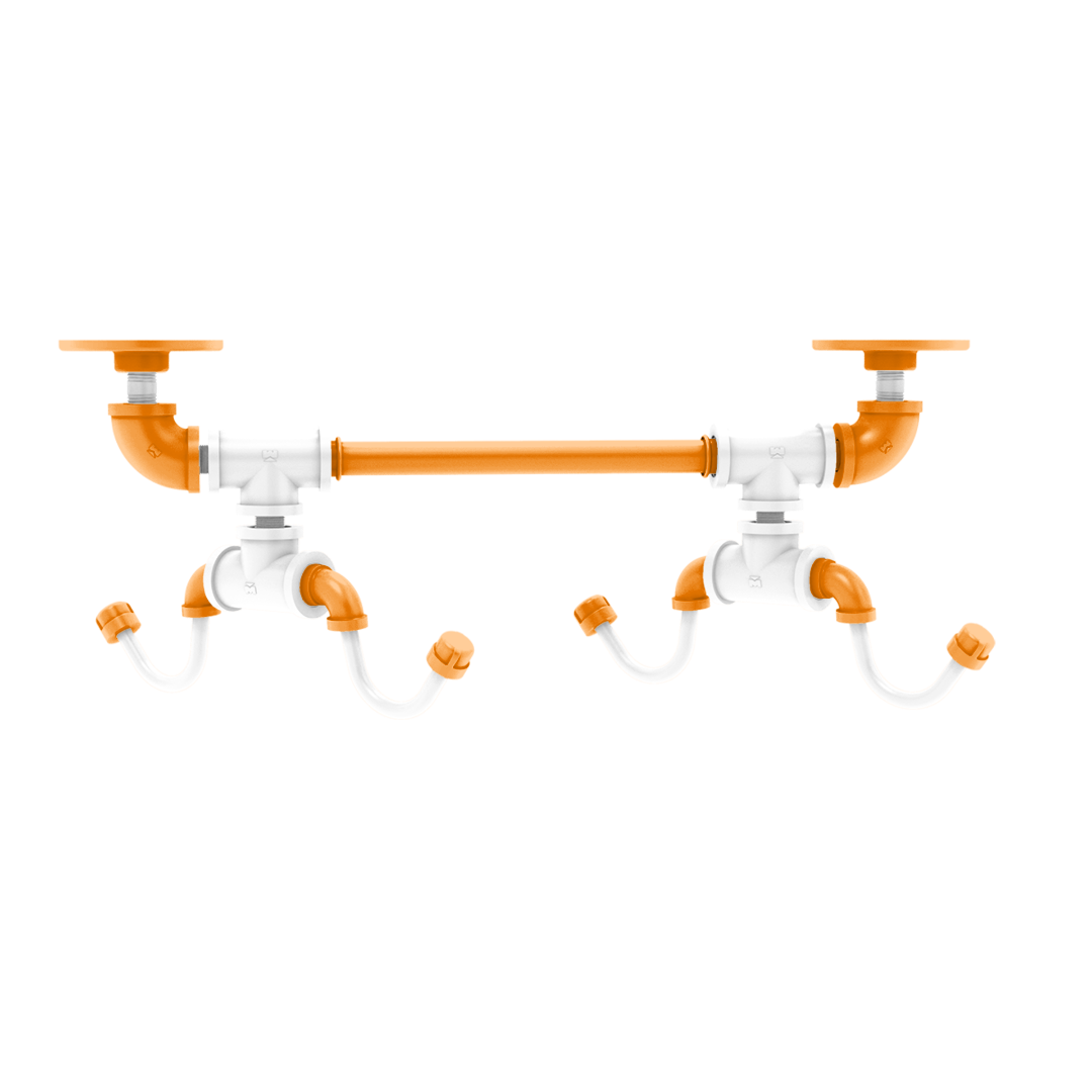 Collegiate Collection Under Cabinet 4 Coffee Mug Rack Hartford Knoxville Game Day Edition