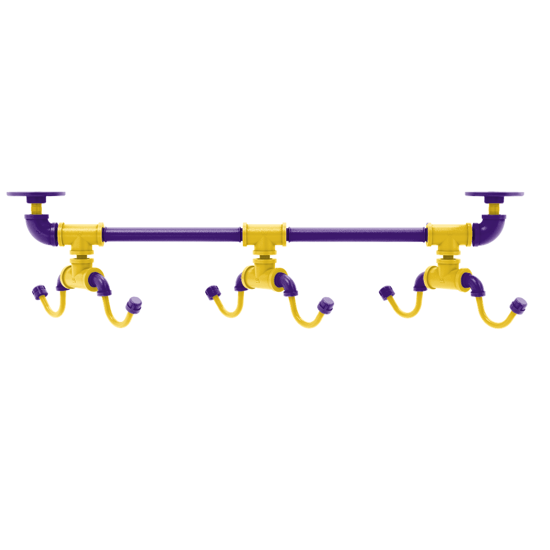 Collegiate Collection Under Cabinet 6 Coffee Mug Rack Bayou Bold Edition