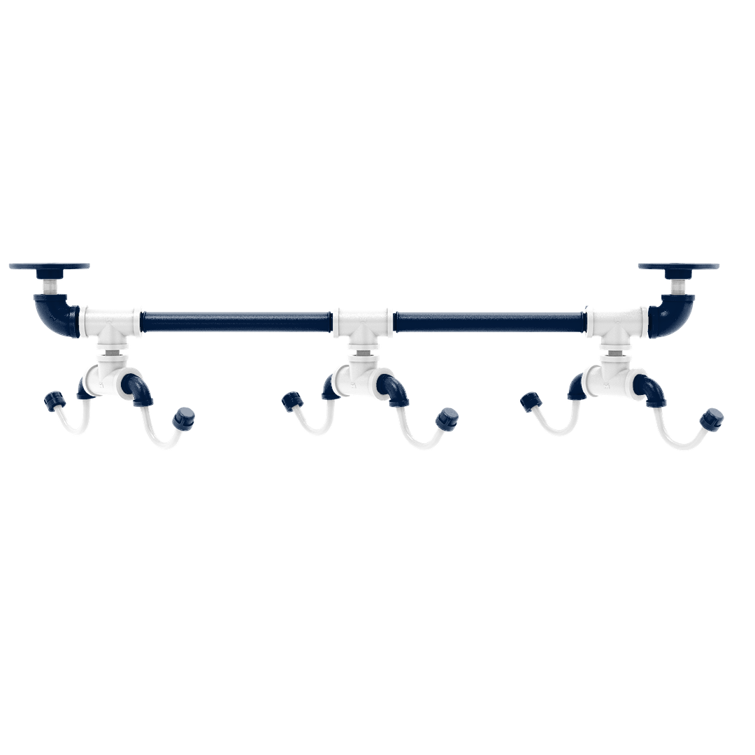 Collegiate Collection Under Cabinet 6 Coffee Mug Rack Keystone State Blue and White Edition