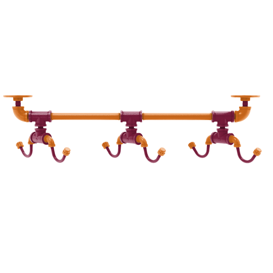 Collegiate Collection Under Cabinet 6 Coffee Mug Rack Blacksburg Game Day Edition