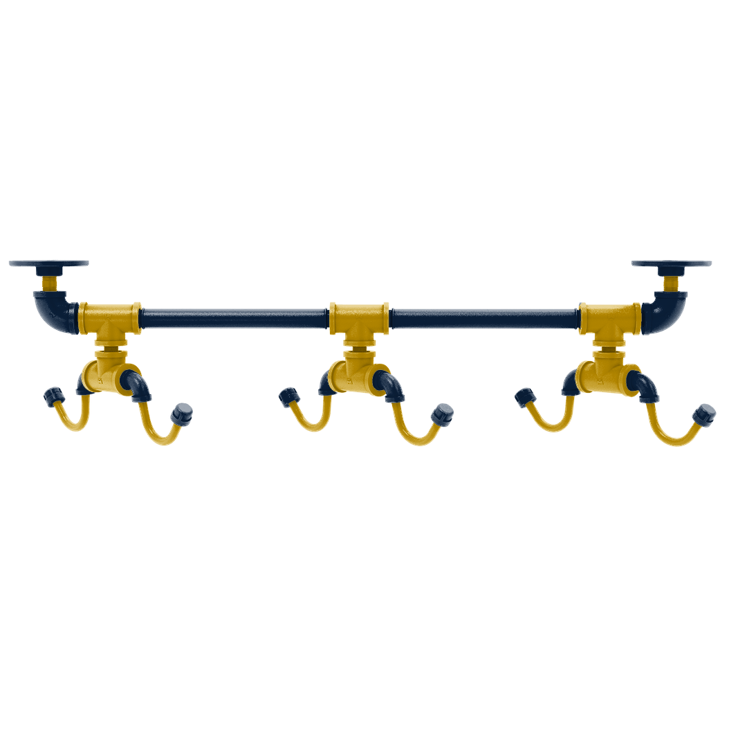 Collegiate Collection Under Cabinet 6 Coffee Mug Rack South Bend Game Day Edition