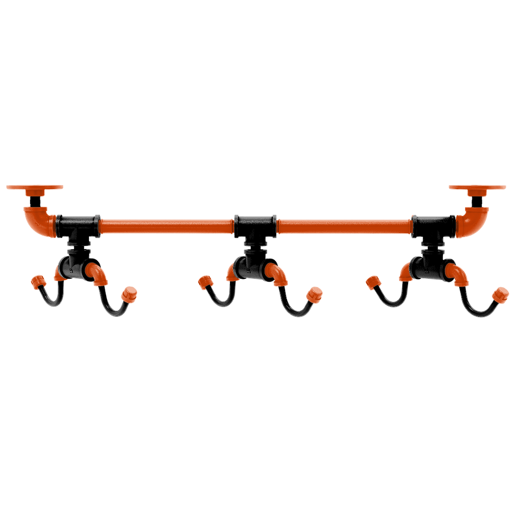 Collegiate Collection Under Cabinet 6 Coffee Mug Rack Corvallis Orange and Black Edition