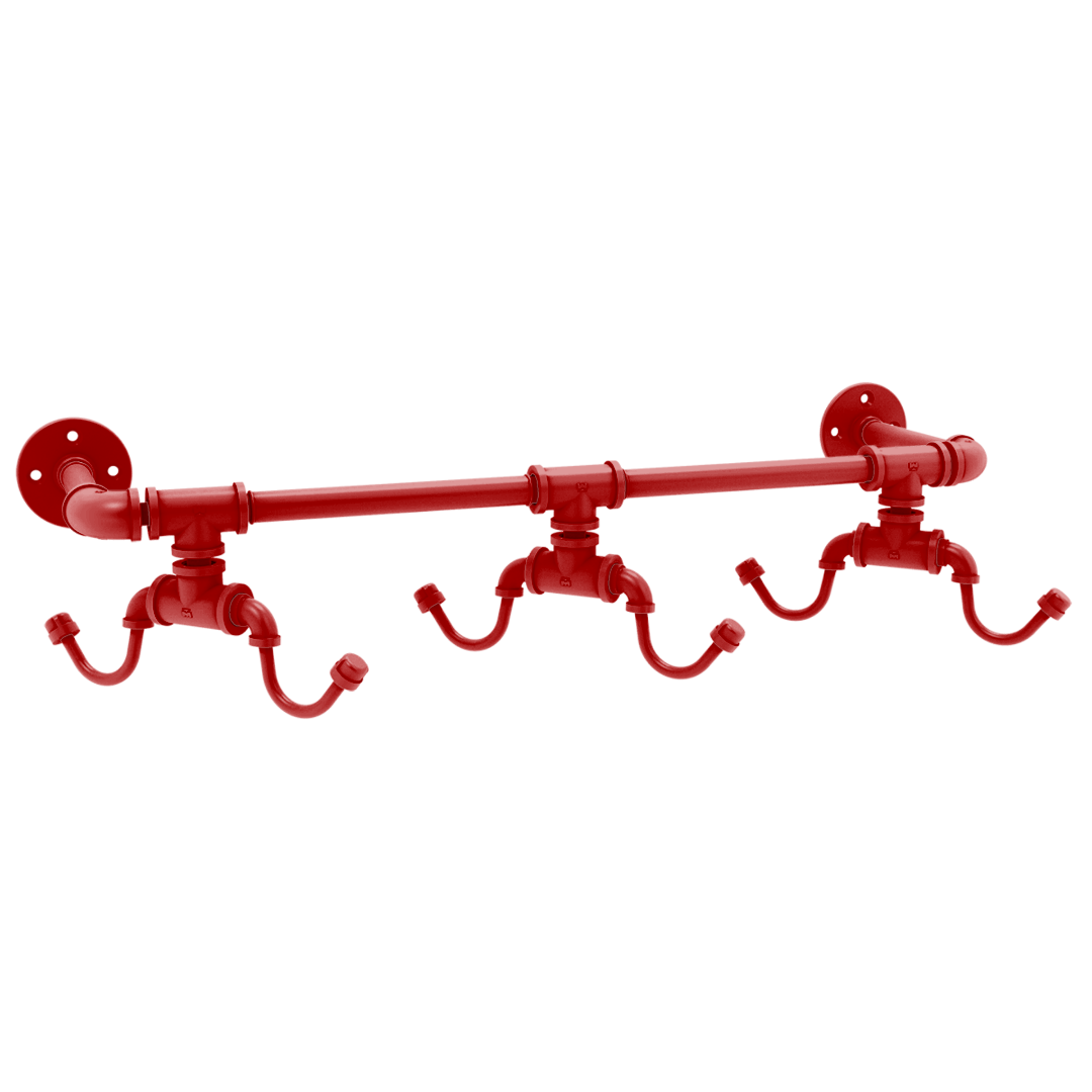 Collegiate Collection Wall Mounted 6 Coffee Mug Rack Derby City Game Day Edition