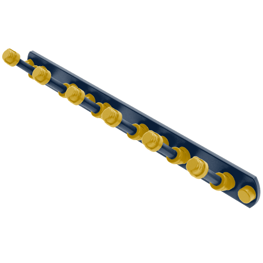 Collegiate Collection 6 Position Tie and Belt Rack South Bend Game Day Edition